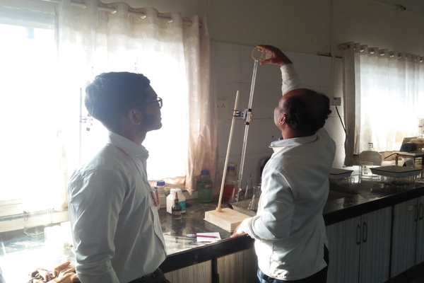 Nutrient analysis of soil. Preperation of soil testing kit